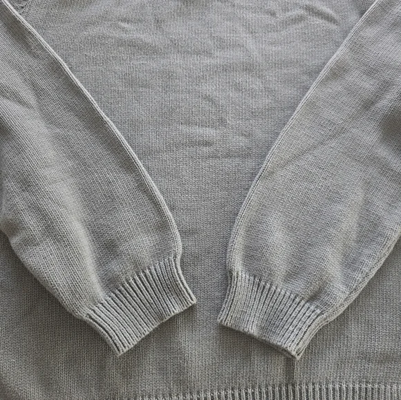 Eddie Bauer Sweater Men Sz L Green  Long Sleeve Crew Neck Knit Pullover - Picture 12 of 12